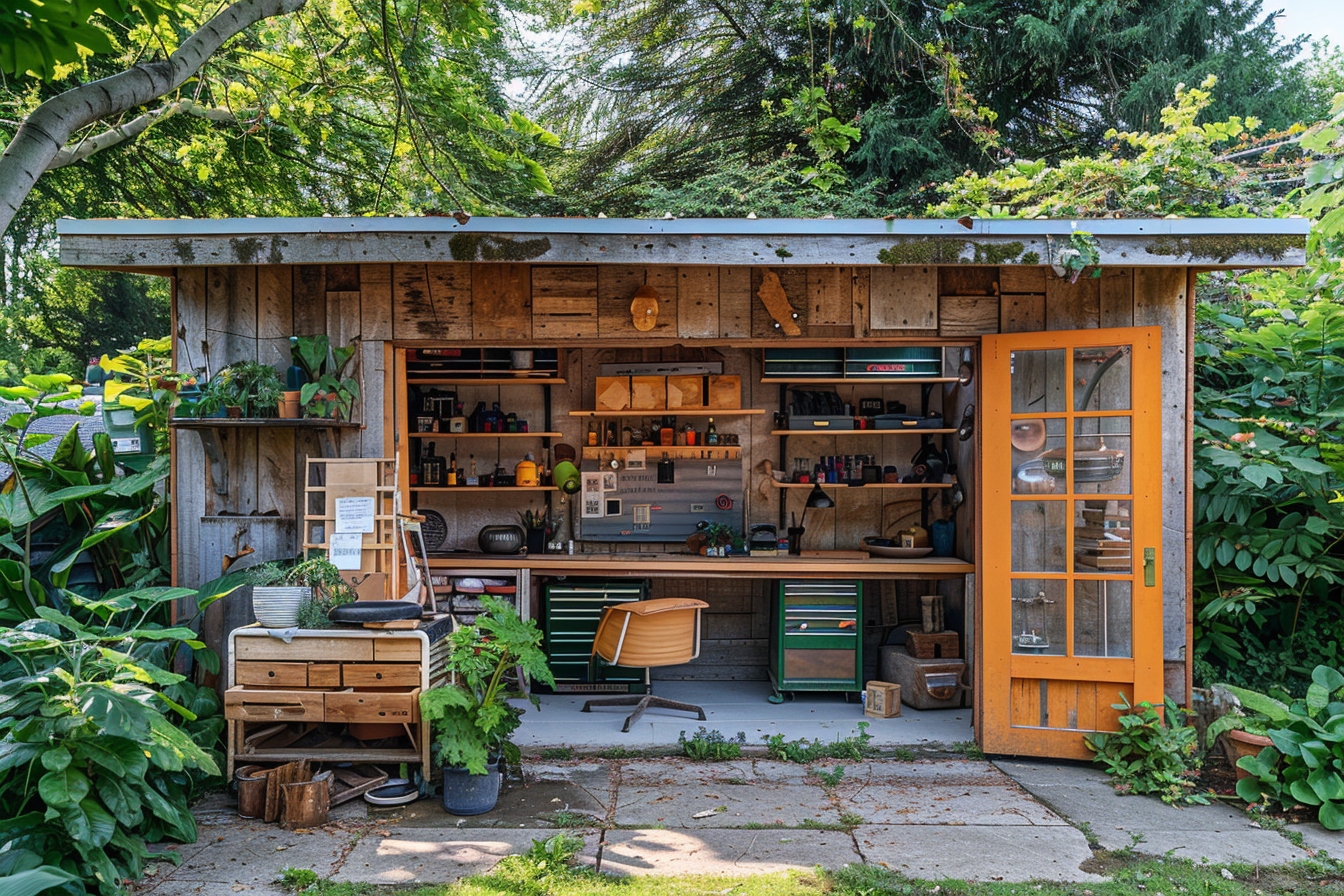 Titre : Comment transformer son abri de jardin en atelier ?